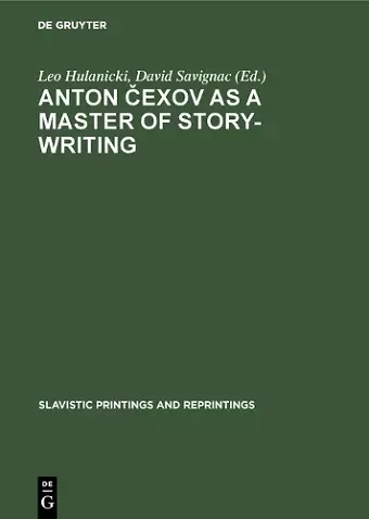 Anton Čexov as a Master of Story-Writing cover