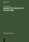 Analytic Essays in Folklore cover