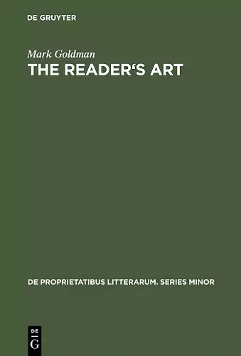 The Reader's Art cover