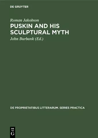 Puskin and his Sculptural Myth cover