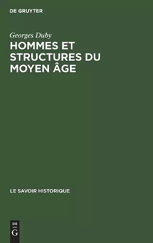 Hommes et structures du Moyen âge cover