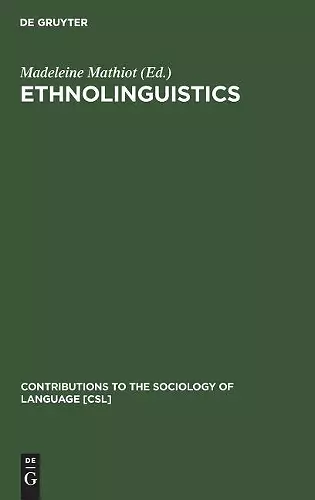Ethnolinguistics cover