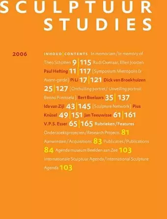 Sculptuur Studies 2006 cover