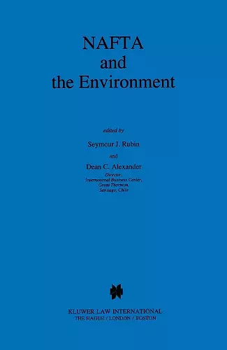 NAFTA and the Environment cover