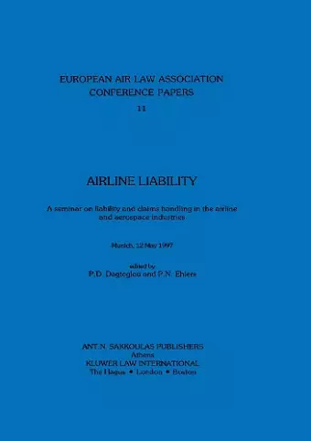 European Air Law Association: Arline Liability cover