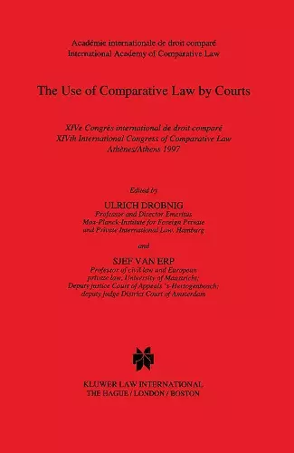 The Use of Comparative Law by Courts cover