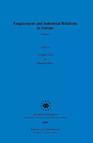 Employment and Industrial Relations in Europe cover