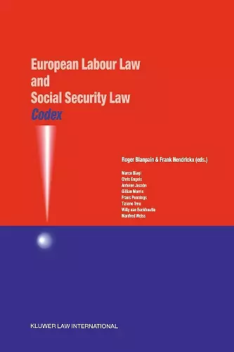 Codex: European Labour Law and Social Security Law cover