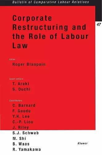 Corporate Restructuring and the Role of Labour Law cover