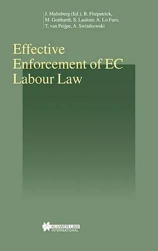 Effective Enforcement of EC Labour Law cover