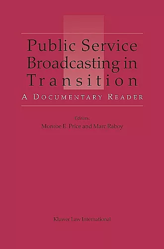 Public Service Broadcasting in Transition cover