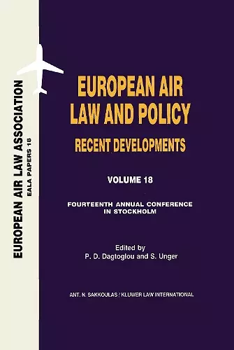 European Air Law and Policy: Recent Developments cover