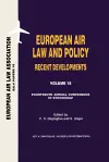 European Air Law and Policy: Recent Developments cover