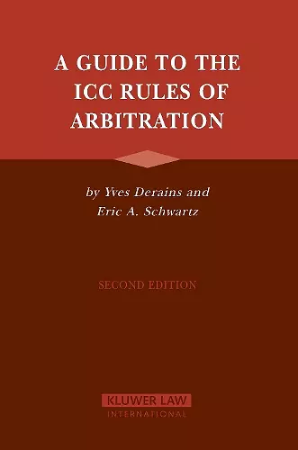 A Guide to the ICC Rules of Arbitration cover