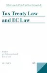 Tax Treaty Law and EC Law cover