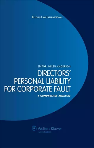 Directors' Personal Liability for Corporate Fault cover