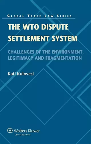 The WTO Dispute Settlement System cover