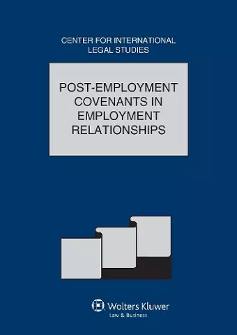 Post-Employment Covenants in Employment Relationships cover