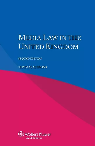 Media Law in the United Kingdom cover