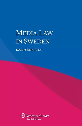 Media Law in Sweden cover