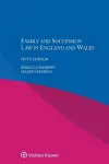 Family and Succession Law in England and Wales cover