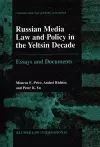 Russian Media Law and Policy in the Yeltsin Decade cover
