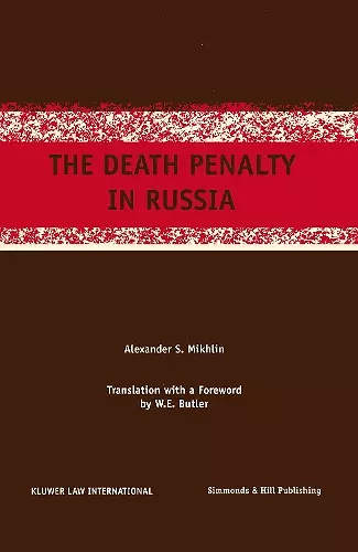 The Death Penalty in Russia cover