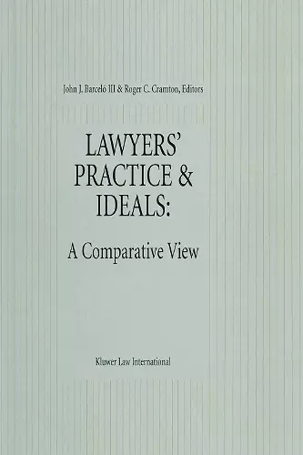 Lawyers' Practice & Ideals: A Comparative View cover