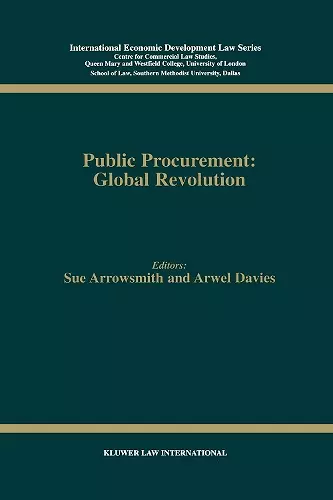 Public Procurement: Global Revolution cover