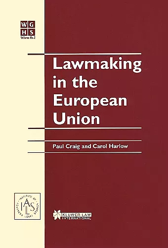 Lawmaking in the European Union cover
