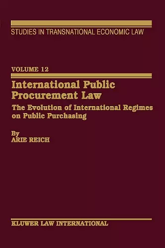 International Public Procurement Law cover