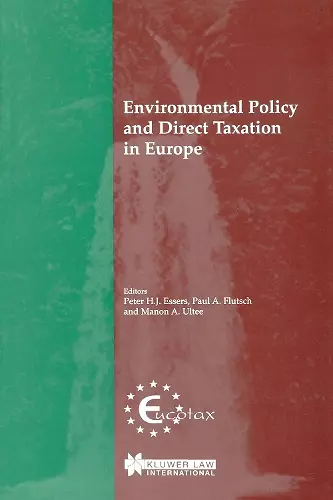 Environmental Policy and Direct Taxation in Europe cover