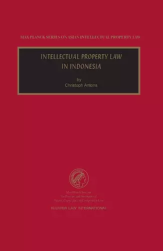 Intellectual Property Law in Indonesia cover