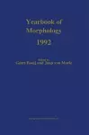 Yearbook of Morphology 1992 cover