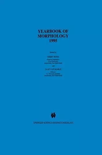 Yearbook of Morphology 1995 cover