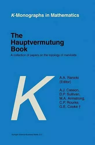 The Hauptvermutung Book cover