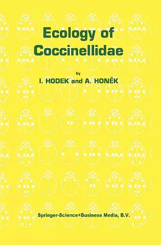 Ecology of Coccinellidae cover