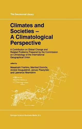 Climates and Societies - A Climatological Perspective cover