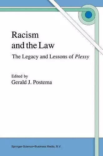 Racism and the Law cover