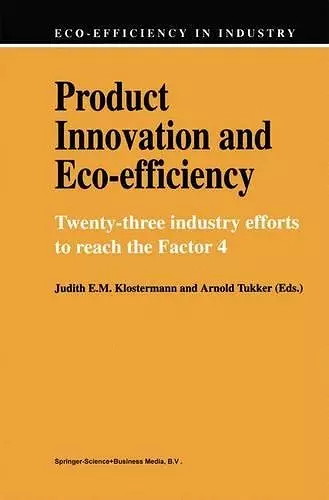 Product Innovation and Eco-Efficiency cover