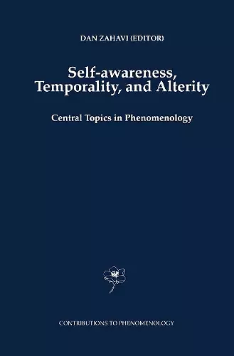Self-Awareness, Temporality, and Alterity cover