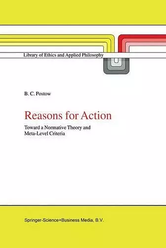 Reasons for Action cover