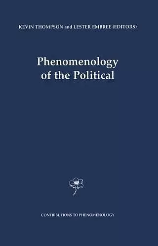 Phenomenology of the Political cover