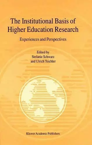 The Institutional Basis of Higher Education Research cover