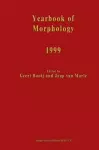 Yearbook of Morphology 1999 cover