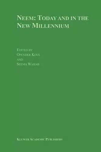 Neem: Today and in the New Millennium cover