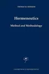 Hermeneutics. Method and Methodology cover
