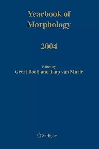 Yearbook of Morphology 2004 cover