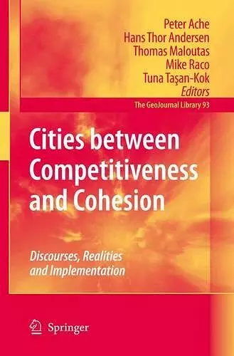 Cities between Competitiveness and Cohesion cover