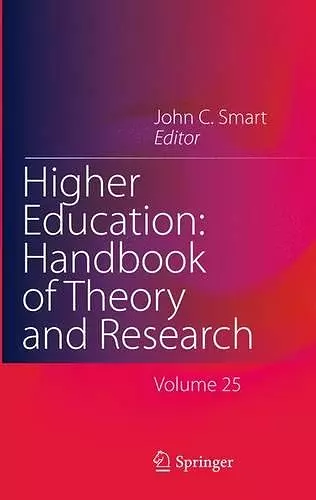 Higher Education: Handbook of Theory and Research cover